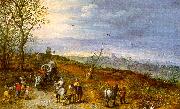 Jan Brueghel Wayside Encounter USA oil painting reproduction